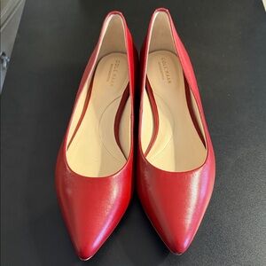 Cole Haan Women's Vibrant Red Flats